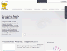 Tablet Screenshot of gato-amarelo.net